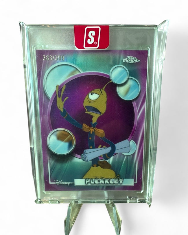 2026 Topps Chrome Disney Pleakley Magenta Refractor #154 383/399