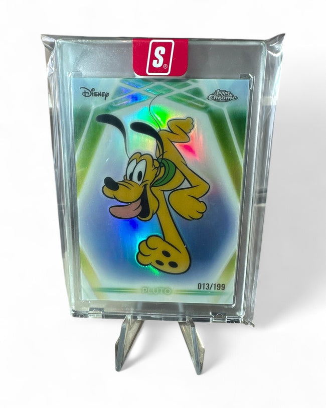 2026 Topps Chrome Disney Pluto Aqua Refractor #53 013/199