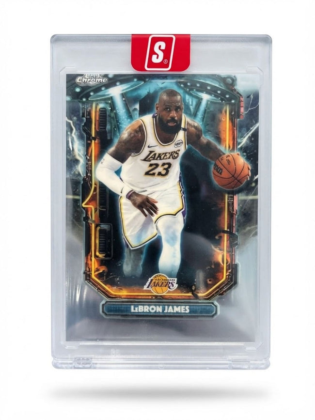 2026 Topps Chrome Encased in Time Cosmic Extraterrestrial LeBron James #ET-8