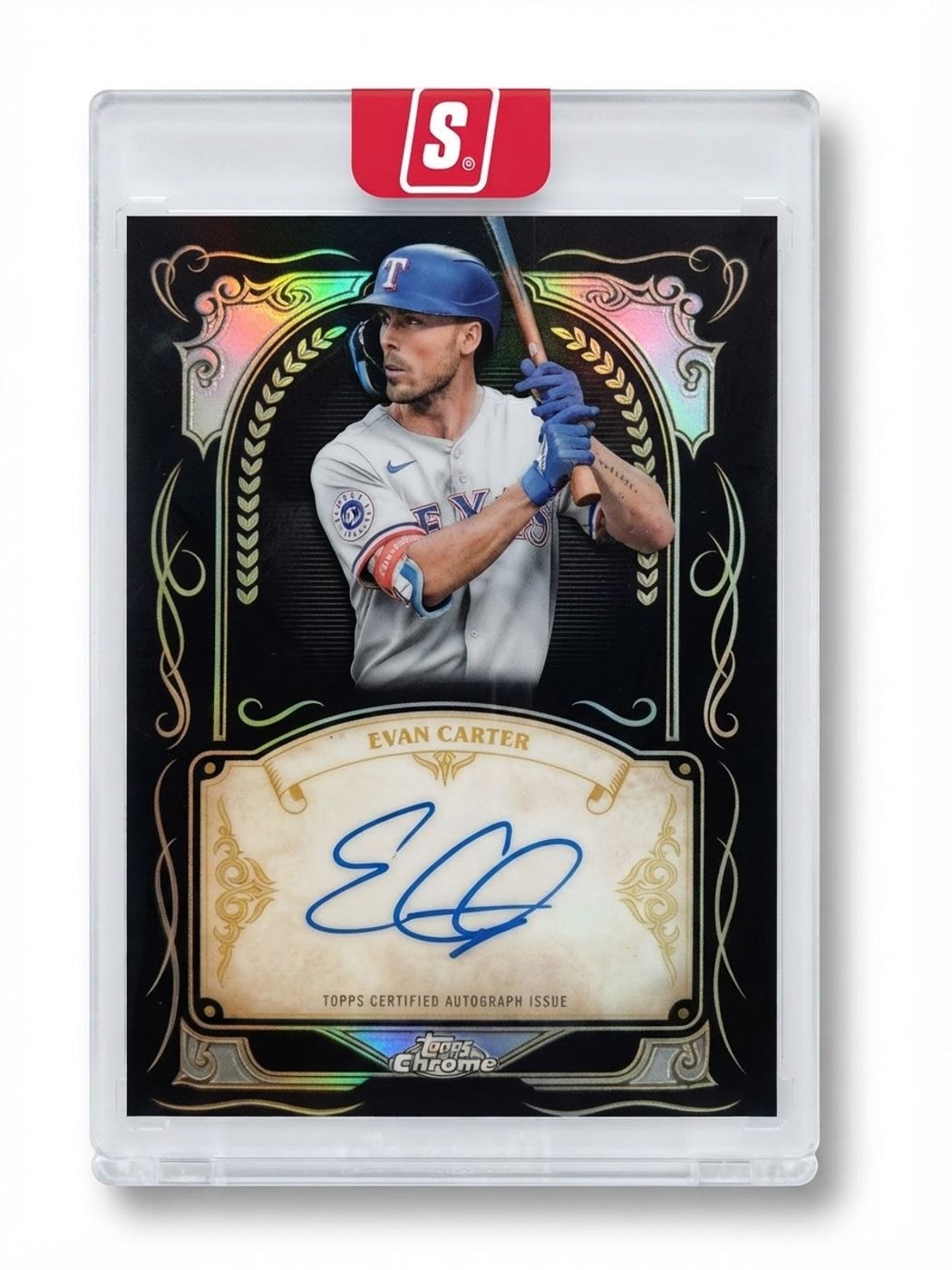 2026 Topps Chrome Ink Strokes Evan Carter #IS-EC Auto