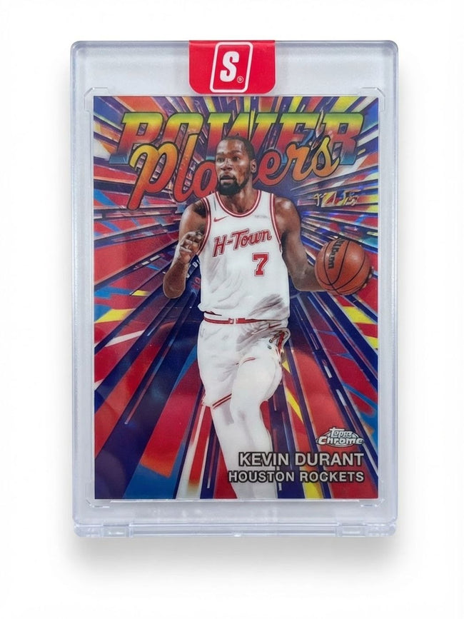 2026 Topps Chrome Power Players Rockets Kevin Durant #PP-17 37/75