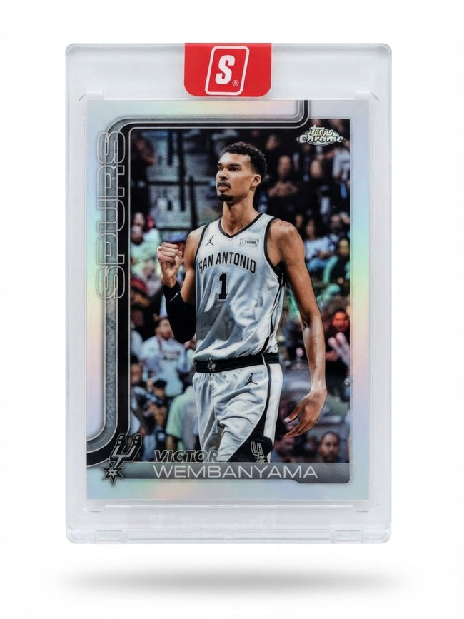 2026 Topps Chrome Spurs Victor Wembanyama Refractor #22