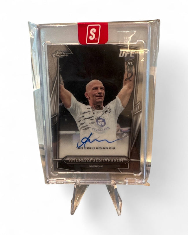 2026 Topps Chrome UFC Autographs Andreas Gustafsson #BAV-AN Rookie Auto