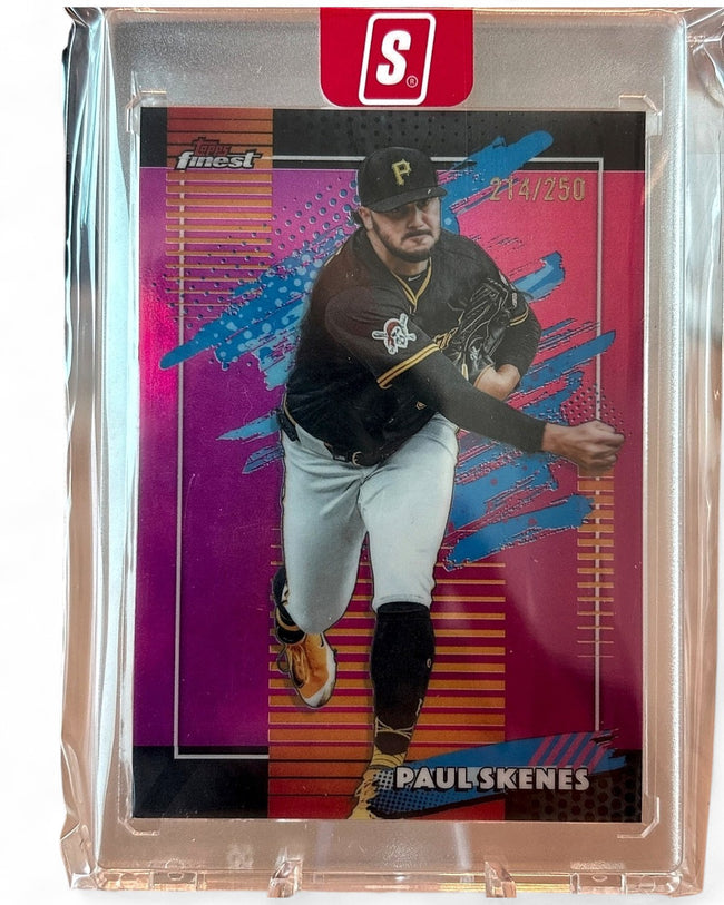 2026 Topps Finest Paul Skenes Pink Refractor #110 214/250