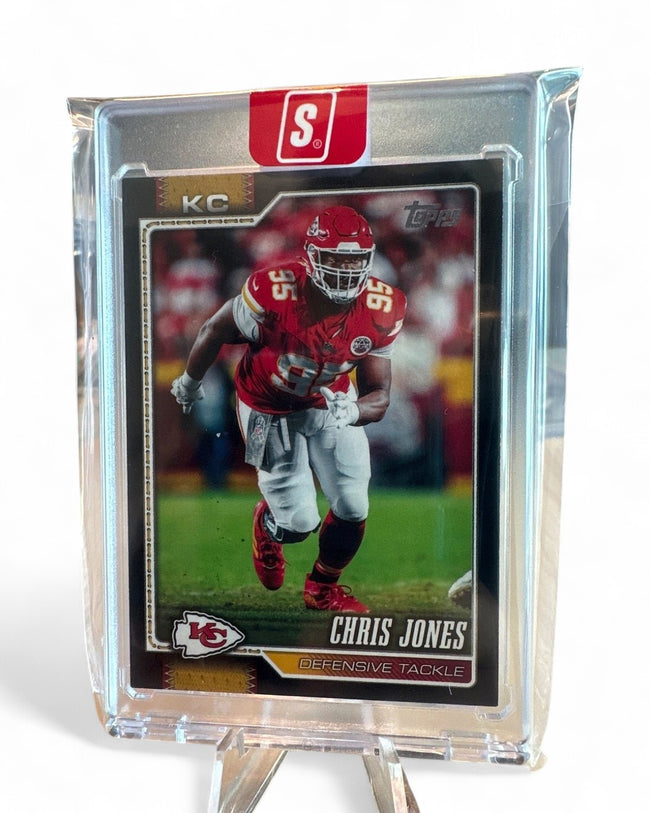2026 Topps Flagship Football Chris Jones Black #102 06/70