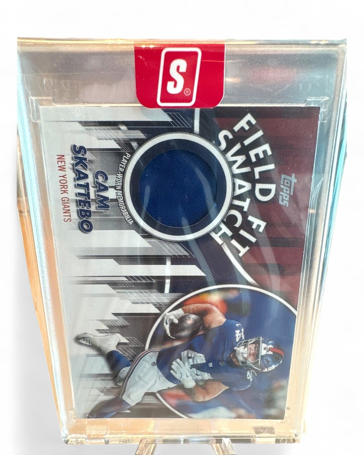 2026 Topps Flagship Football Field Fit Swatch Collection Cam Skattebo #FFSC-CS Rookie