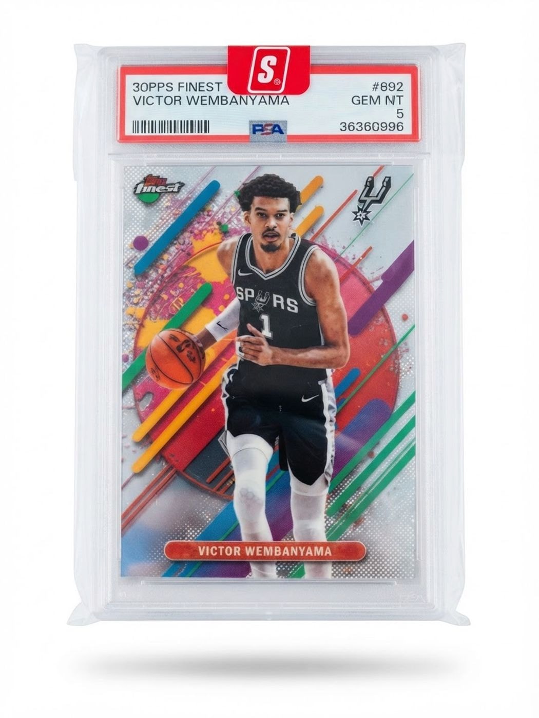 2026 Topps Finest Spurs Victor Wembanyama #264