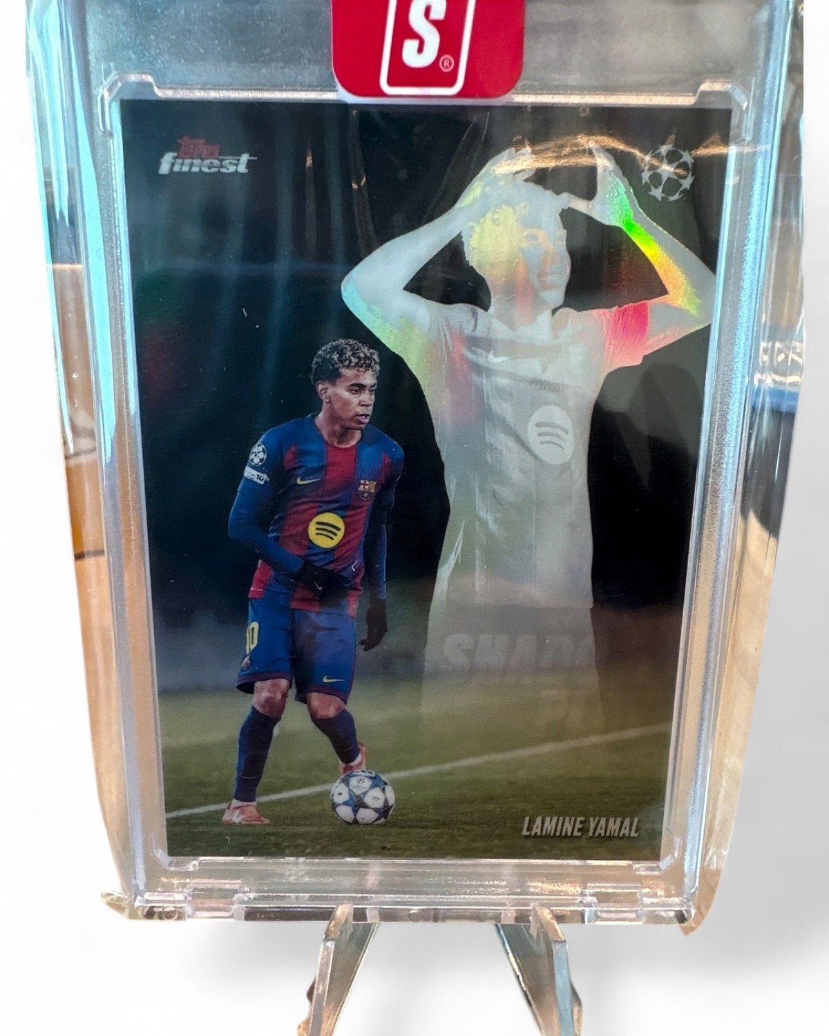 2026 Topps Finest UEFA Champions League Barcelona Lamine Yamal #SH-4
