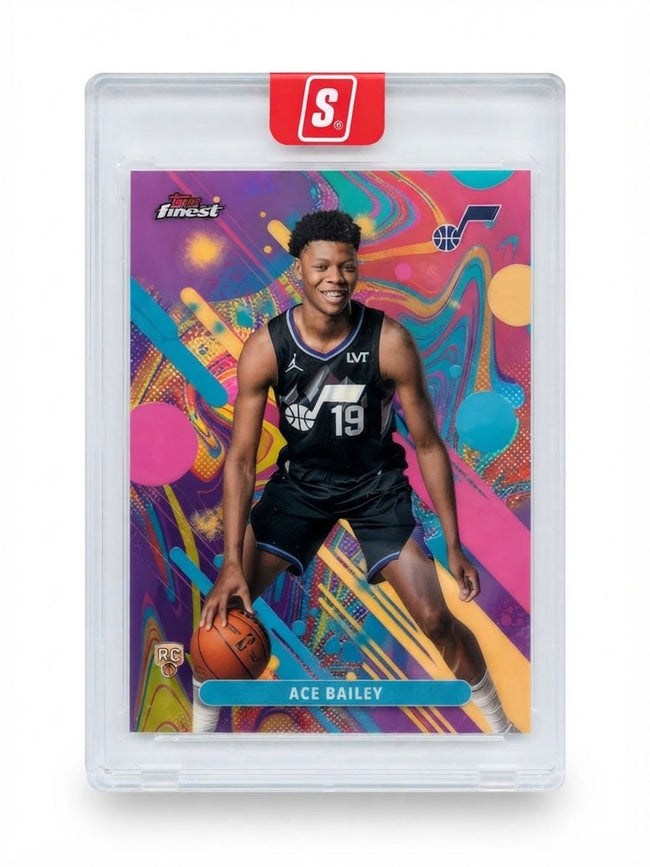2026 Topps Finest Utah Jazz Ace Bailey #5 Rookie