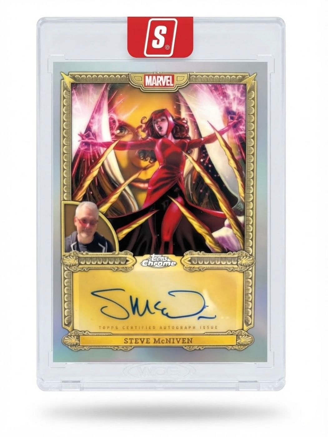 2026 Topps Mint Marvel Chrome Autographs Comic Creators (Encased) Steve McNiven #CA-SM Auto