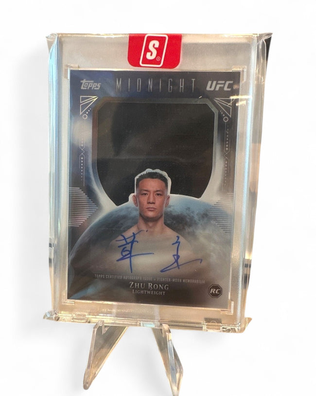 2026 Topps Midnight UFC Zhu Rong #RRA-RU Rookie Auto