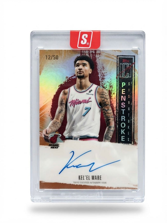 2026 Topps Signature Class Basketball Penstroke Auto Kel'El Ware #PS-KW Auto 12/50