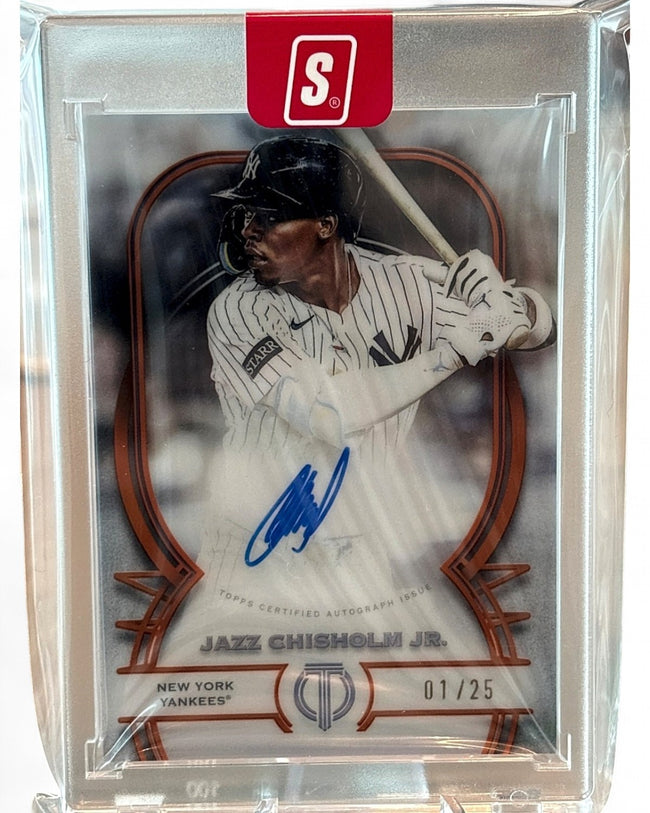 2026 Topps Tribute Autograph Jazz Chisholm Jr. #TA-JCJ Auto 01/25