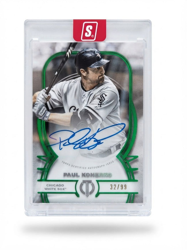 2026 Topps Tribute Autograph Paul Konerko Green #TA-PK Auto 32/99