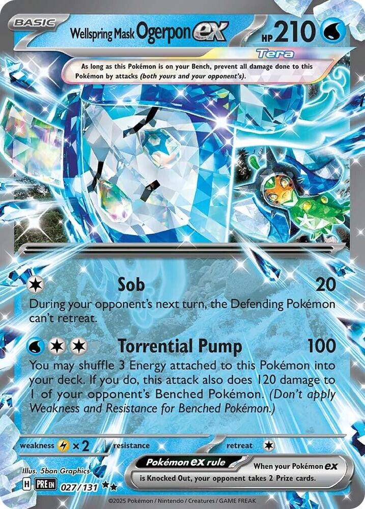 Wellspring Mask Ogerpon Ex 027/131