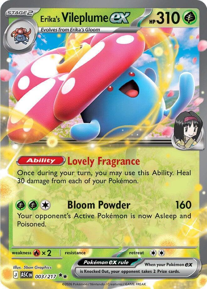 Erika's Vileplume Ex 003/217