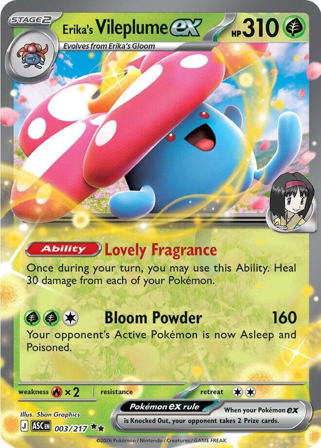 Erika's Vileplume Ex 003/217