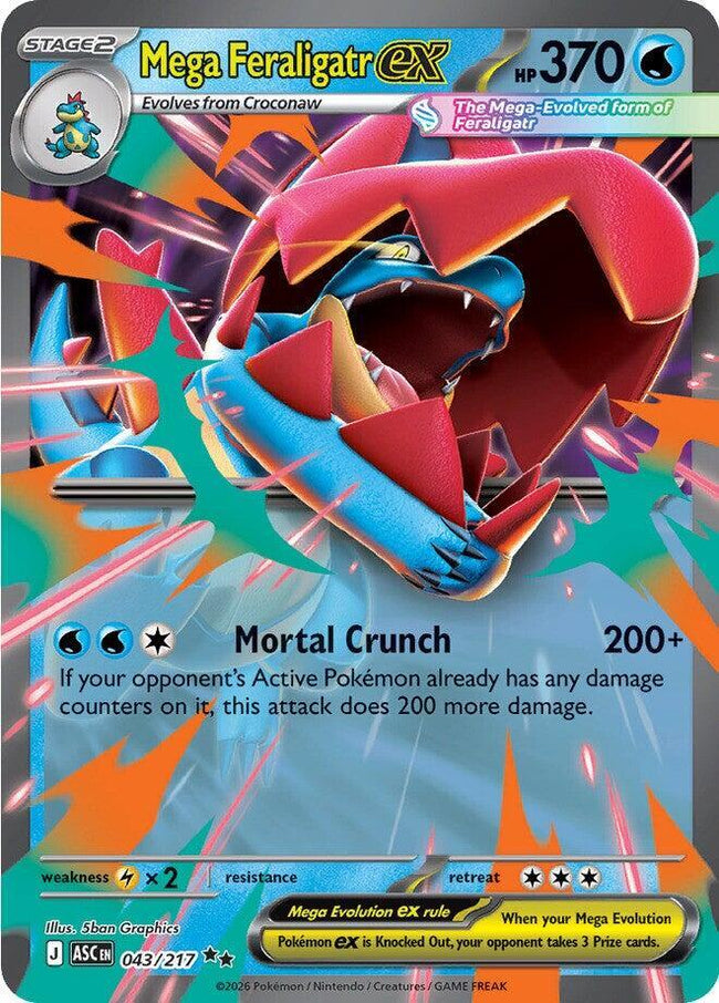 Mega Feraligatr Ex 043/217
