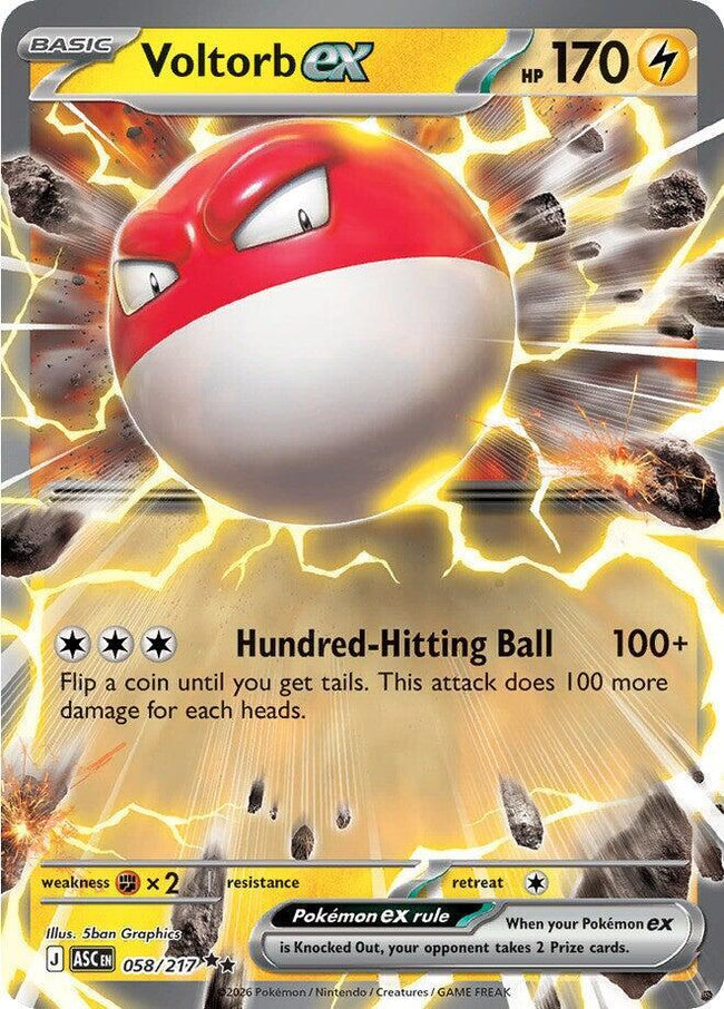 Voltorb Ex 058/217