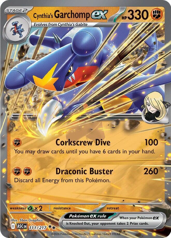 Cynthia's Garchomp Ex 111/217