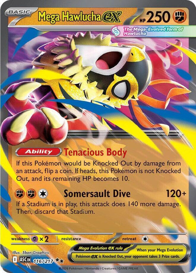 Mega Hawlucha Ex 116/217