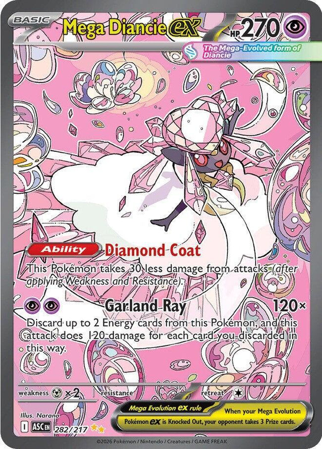 Mega Diancie Ex 282/217