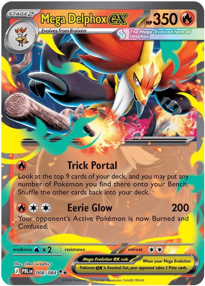 Mega Delphox Ex 008/084