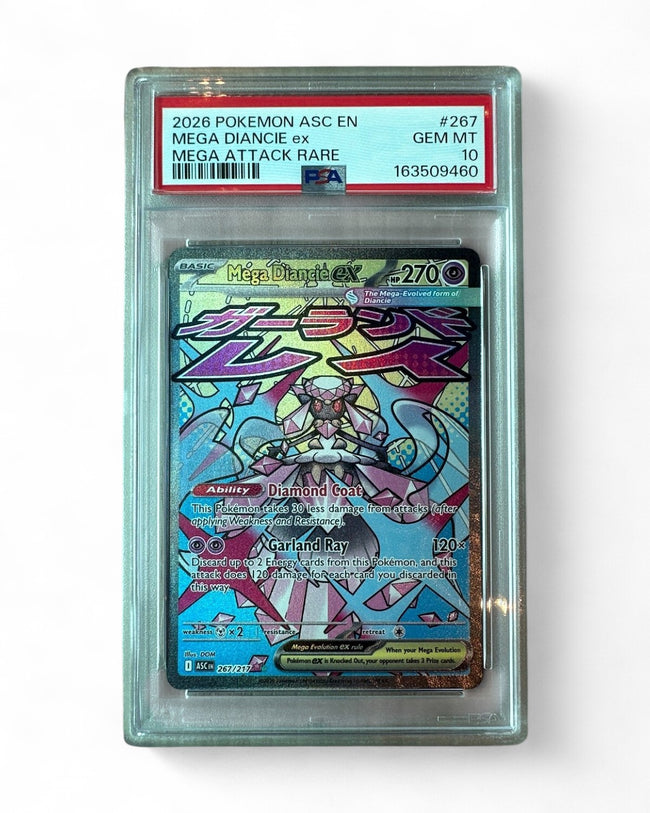 2026 Ascended Heroes Mega Diancie Ex 267/217 PSA 10