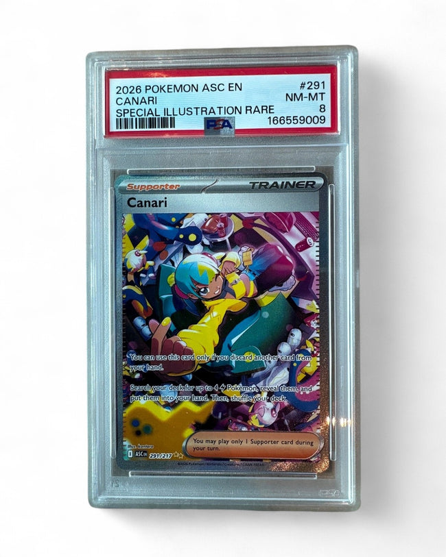 2026 Ascended Heroes Canari 291/217 PSA 8
