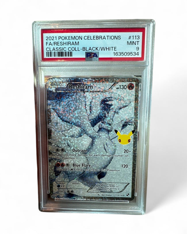 2021 Celebrations: Classic Collection Reshiram 113/114 PSA 9