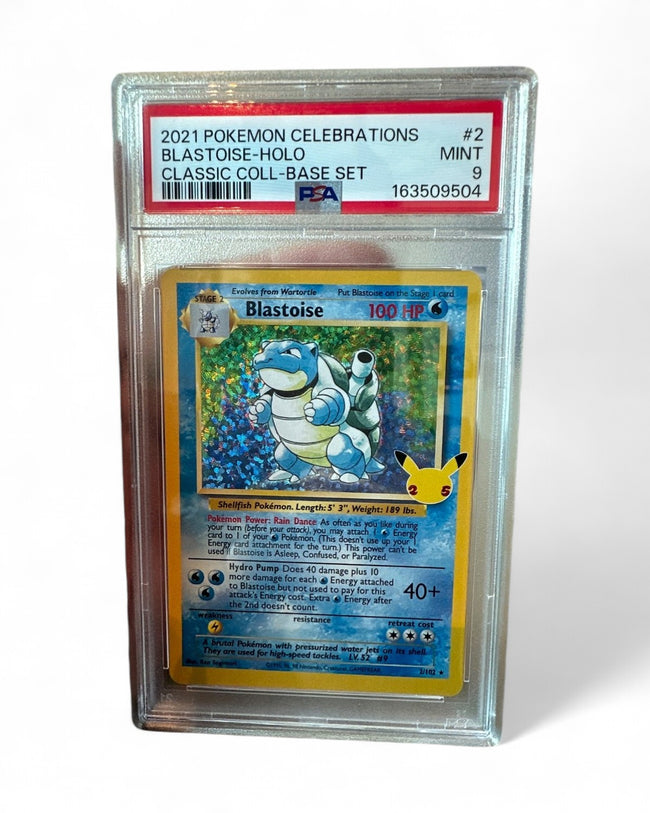 2021 Celebrations: Classic Collection Blastoise 2/102 PSA 9