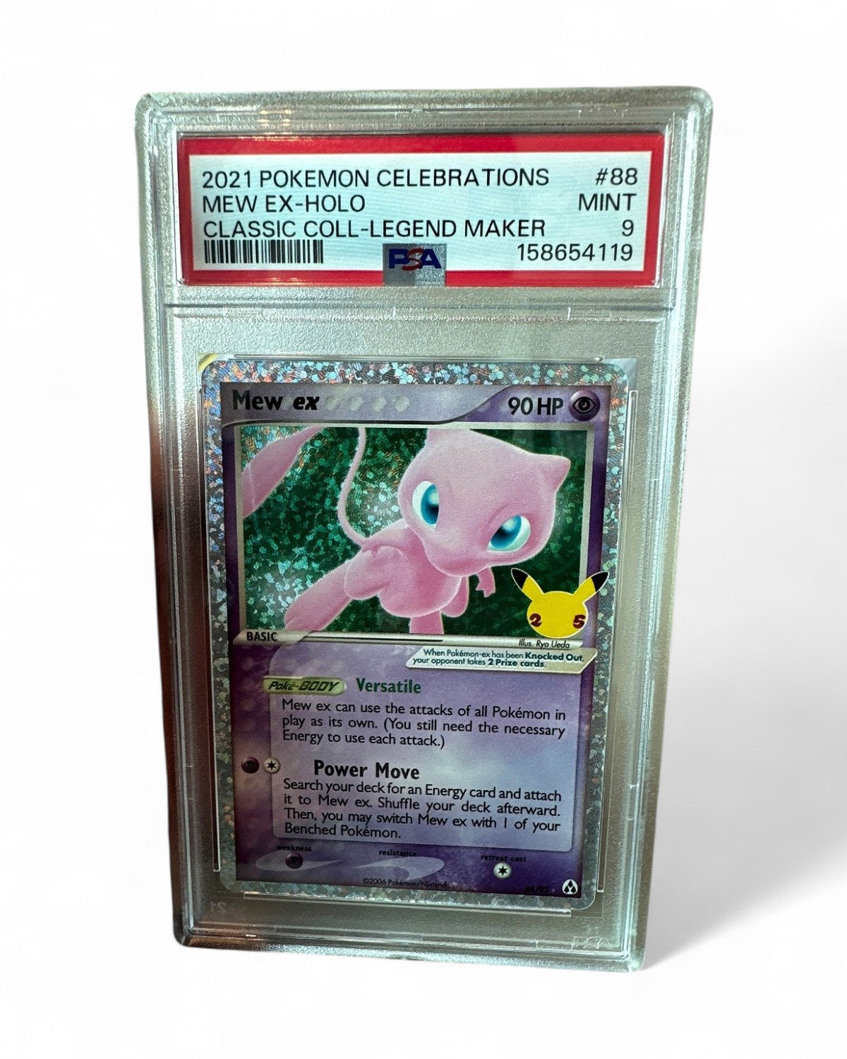 2021 Celebrations: Classic Collection Mew Ex 88/92 PSA 9
