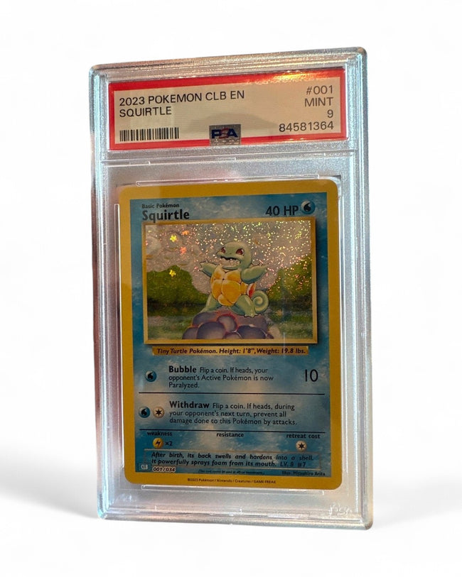 2023 Trading Card Game Classic Squirtle 001/034 PSA 9
