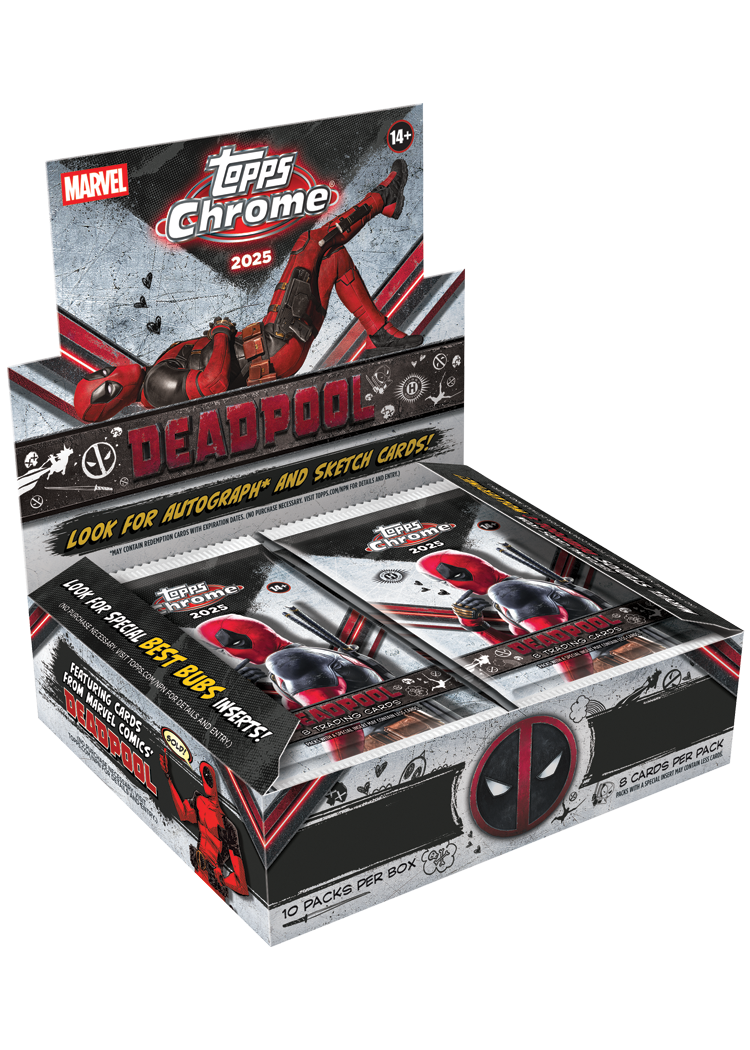 2025 Marvel Deadpool Chrome - Hobby Box
