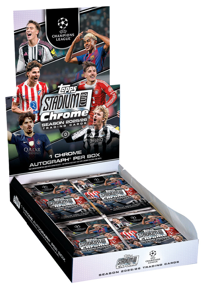 2025/26 UCL Stadium Club Chrome - Hobby Box