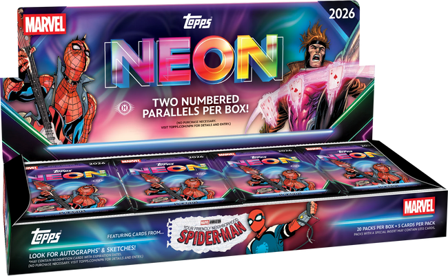 2026 Topps Marvel Neon - Hobby Box