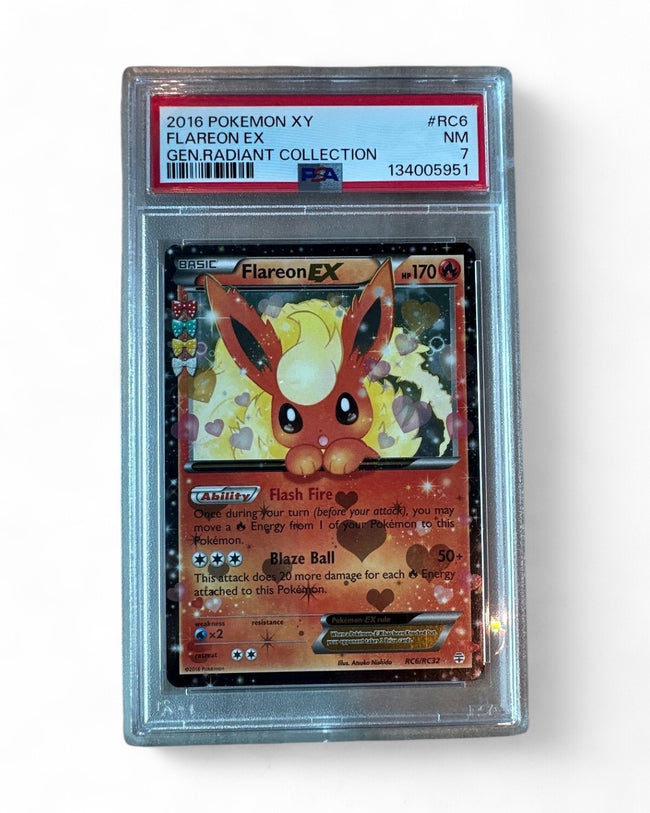 2016 Generations: Radiant Collection Flareon EX RC6/RC32 PSA 7
