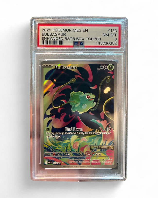 2025 Mega Evolution Bulbasaur 133/132 PSA 8