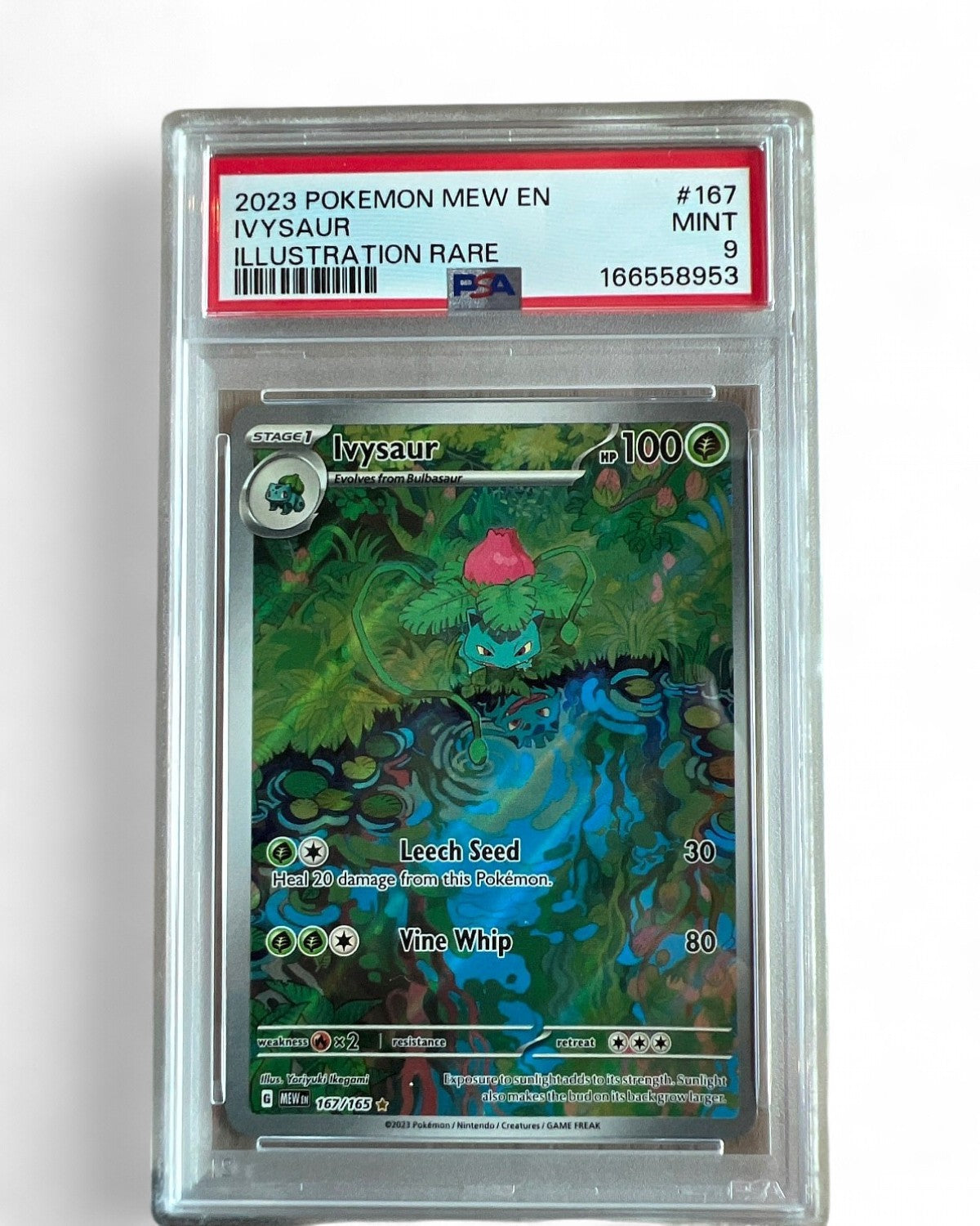 2023 Scarlet & Violet 151 Ivysaur 167/165 PSA 9