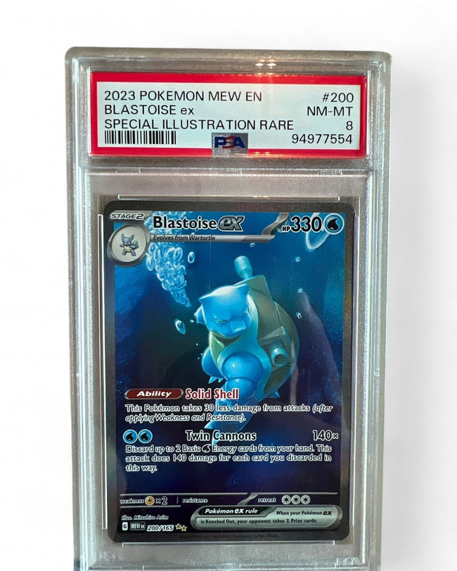 2023 Scarlet & Violet 151 Blastoise Ex 200/165 PSA 8