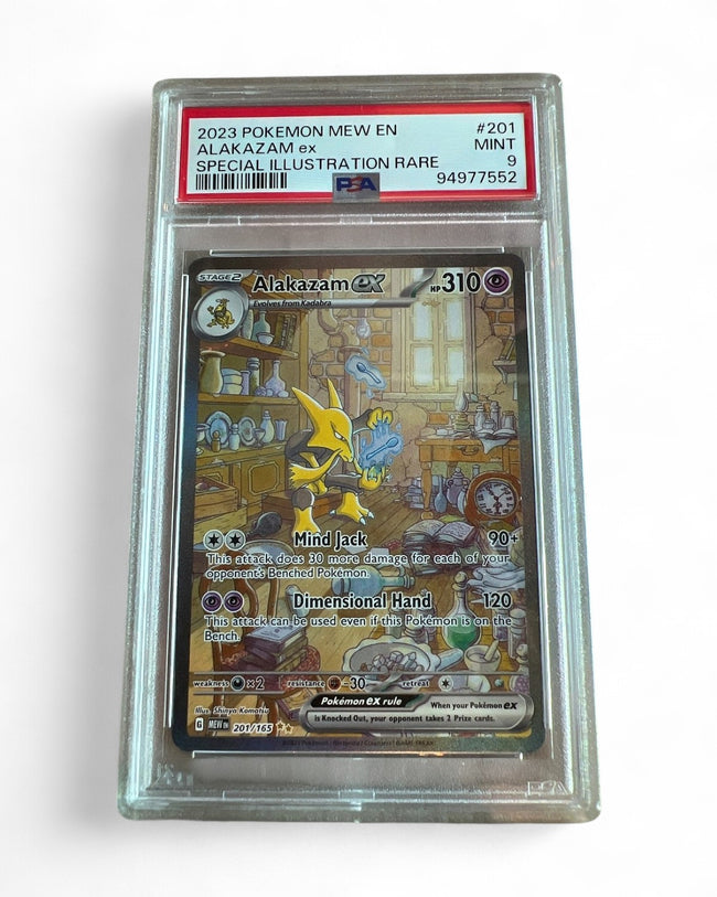 2023 Scarlet & Violet 151 Alakazam Ex 201/165 PSA 9