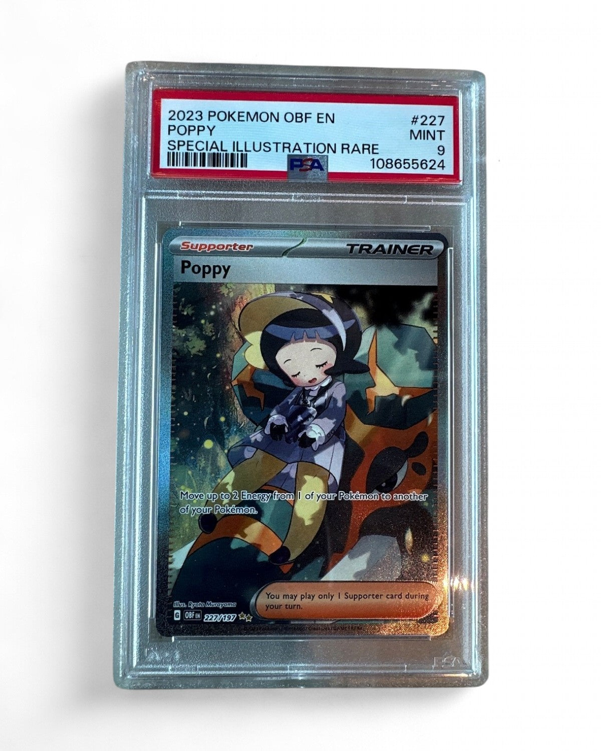 2023 Obsidian Flames Poppy 227/197 PSA 9