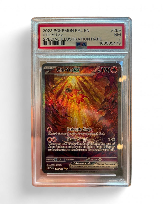 2023 Paldea Evolved Chi-Yu Ex 259/193 PSA 7