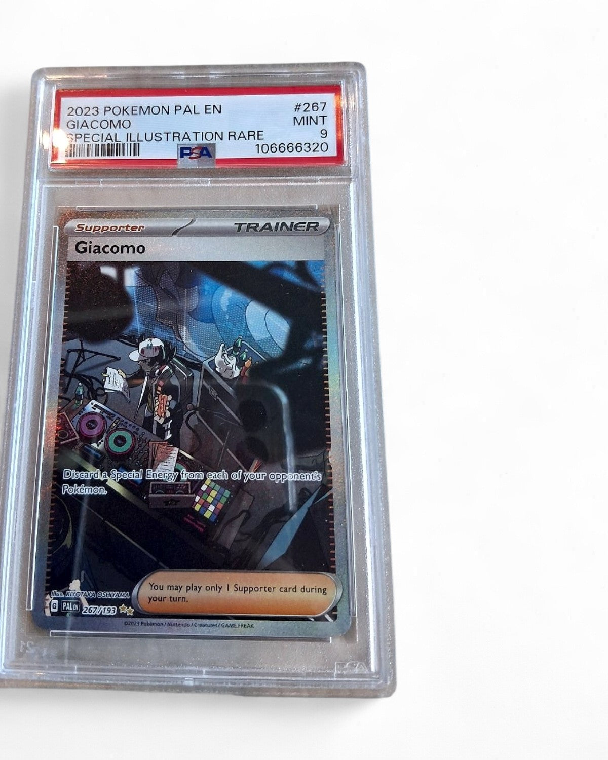 2023 Paldea Evolved Giacomo 267/193 PSA 9