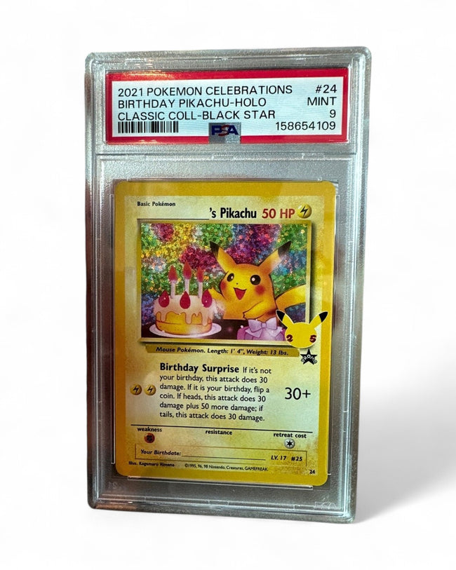 2021 Pikachu World Collection Promos ______'s Pikachu 24 PSA 9
