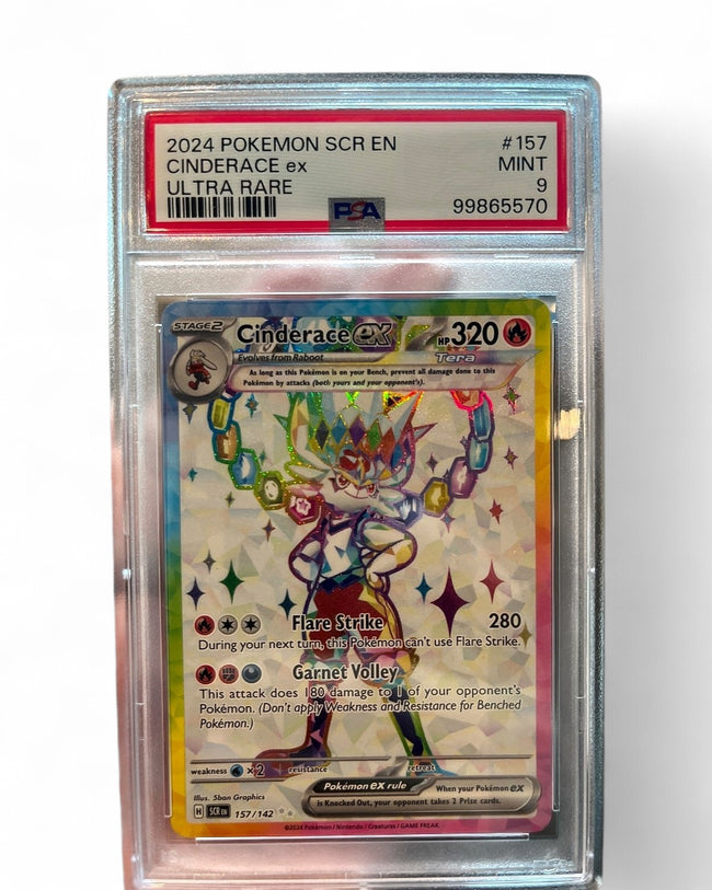2024 Stellar Crown Cinderace Ex 157/142 PSA 9