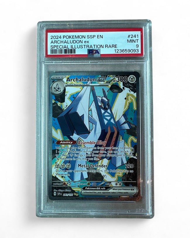 2024 Surging Sparks Archaludon Ex 241/191 PSA 9