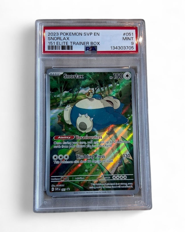 2023 Scarlet & Violet Promo Cards Snorlax 051 PSA 9