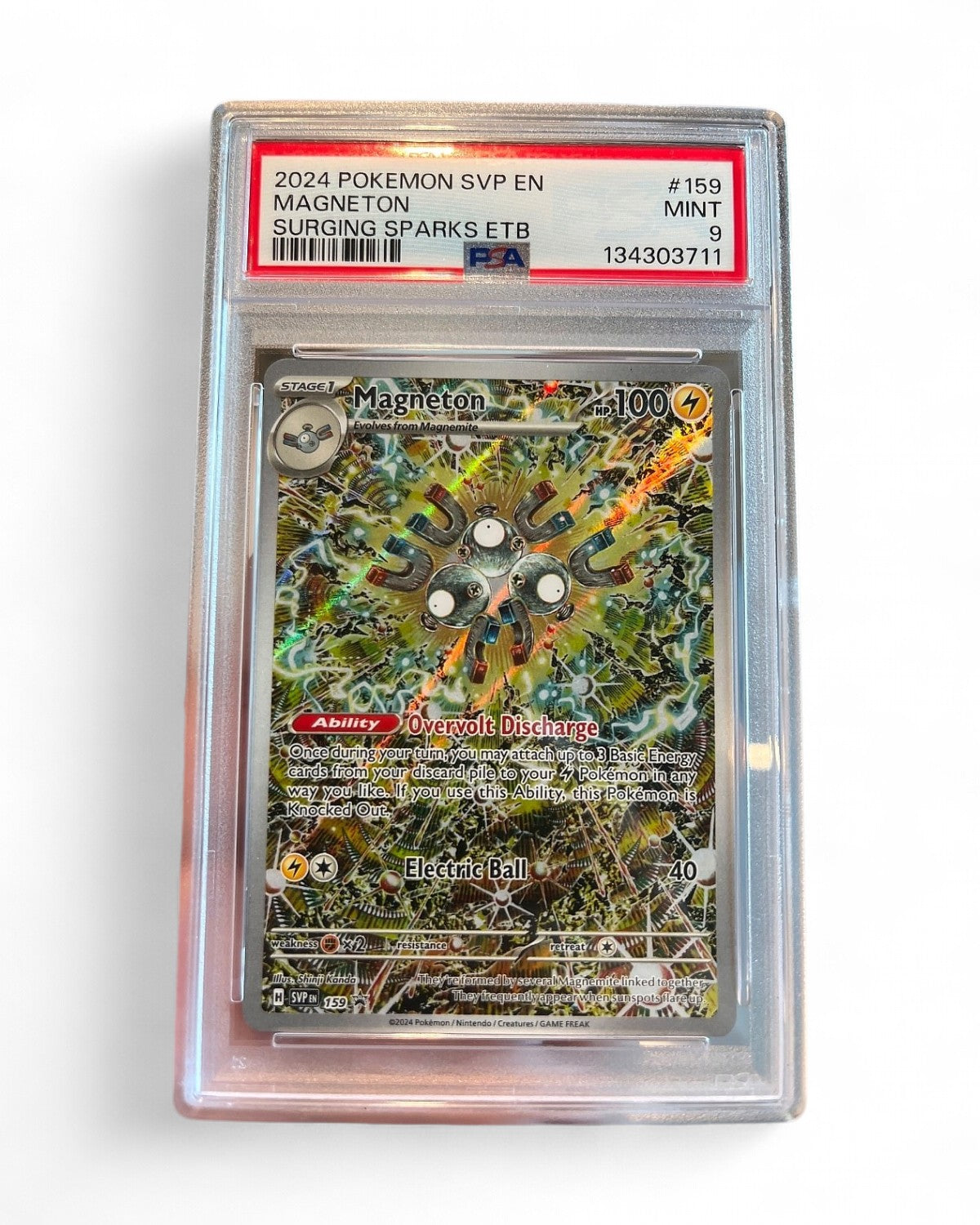 2024 Scarlet & Violet Promo Cards Magneton 159 PSA 9