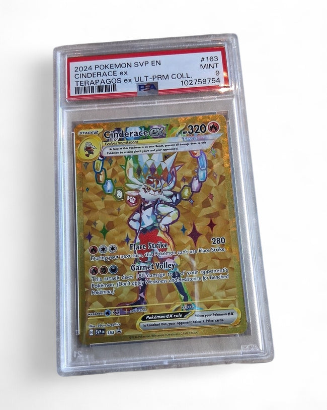 2024 Scarlet & Violet Promo Cards Cinderace Ex 163 PSA 9